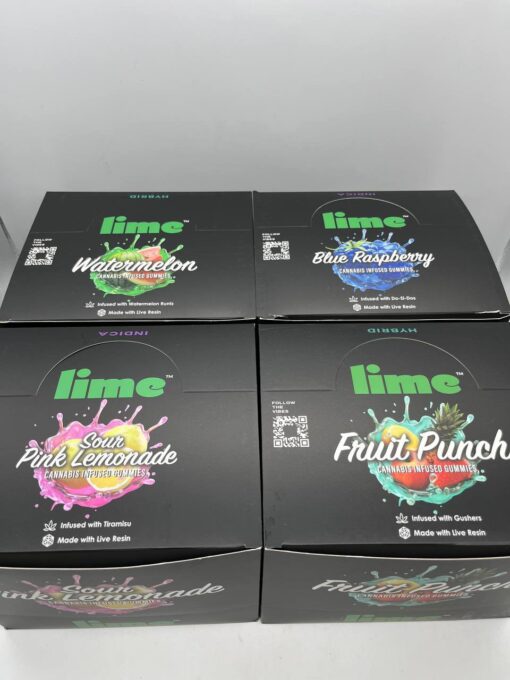 Lime Cannabis Infused Gummies