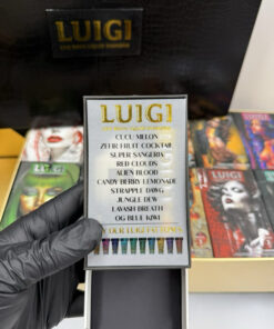 Luigi Live Resin Liquid Diamonds 2g Disposable (Crocodile Skin Edition)