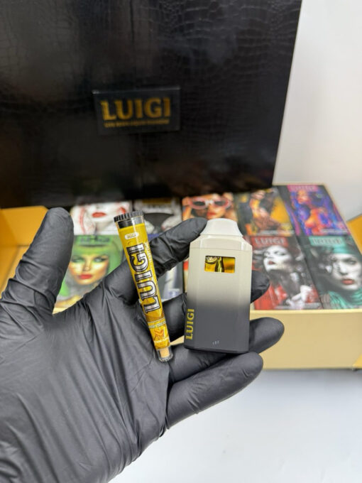 Luigi Live Resin Liquid Diamonds 2g Disposable (Crocodile Skin Edition)